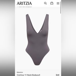 aritzia bodysuit xs